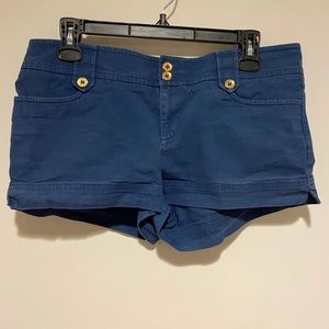 lilly pulitzer blue palm beach fit shorts size 8